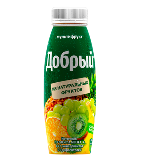 0,3л. Сок Добрый (мультифрукт)шт.